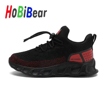 

New Luxury Boy Sport Shoes Fashion Kids Brand Sneakers Breathable Children Trainers for Boys Elastic Band Walking Sneakers Kids