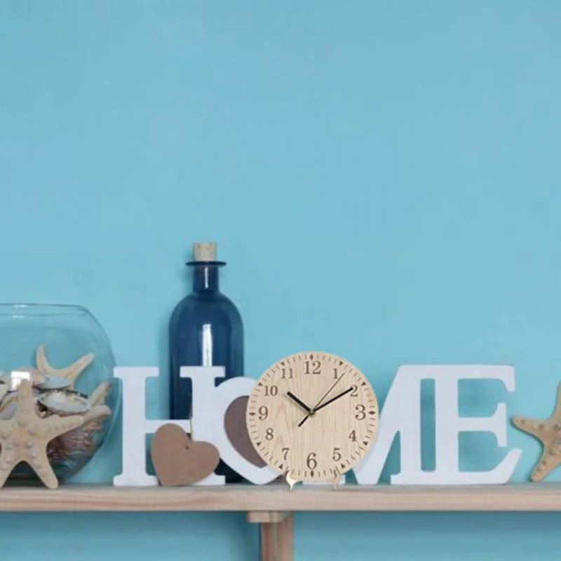 

2019 New European And American Retro Home Wooden Vintage Decorative Clock Home Garden Home Decor