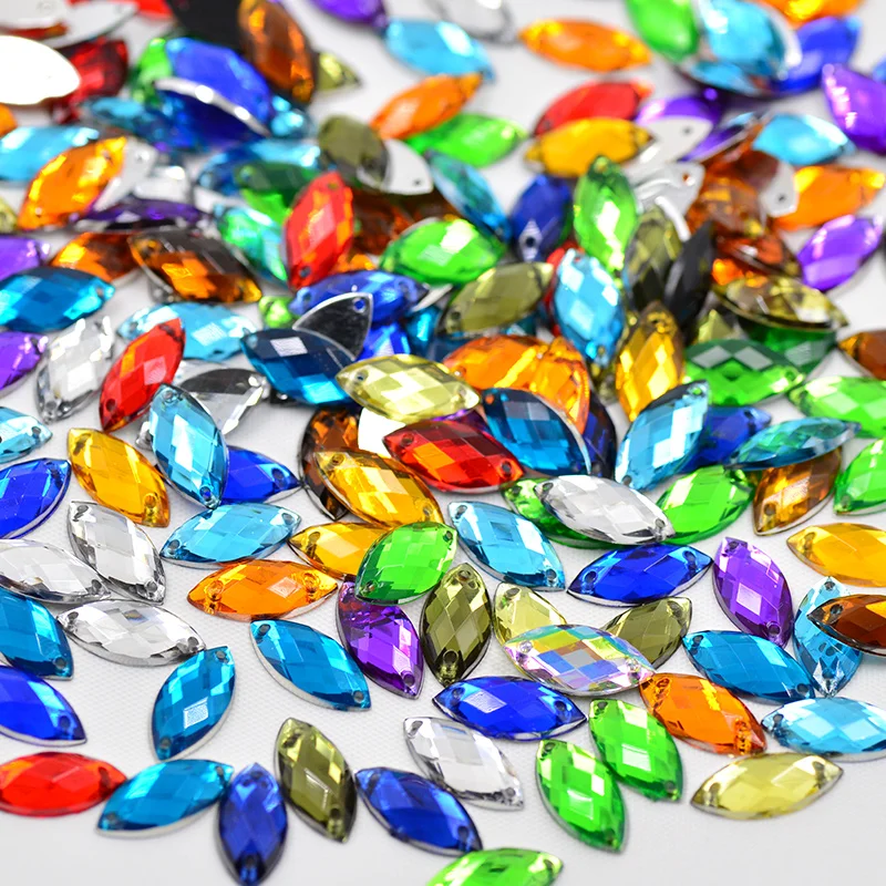 JUNAO-1000pcs-7x15mm-17-Color-Crystal-Sew-On-Rhinestones-Acrylic-Stones-Horse-Eye-Crystal-Sewing-Flatback (1)
