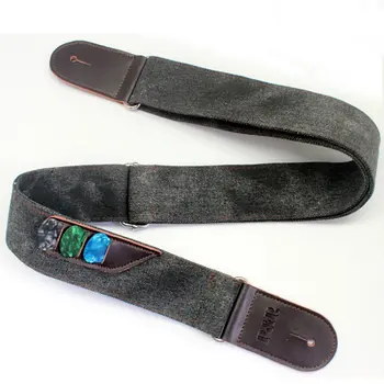 

Adjustable Durable Nylon Guitar Strap Electric Acoustic Bass Guitar Strap IRIN Ukulele Belt With PU Leather