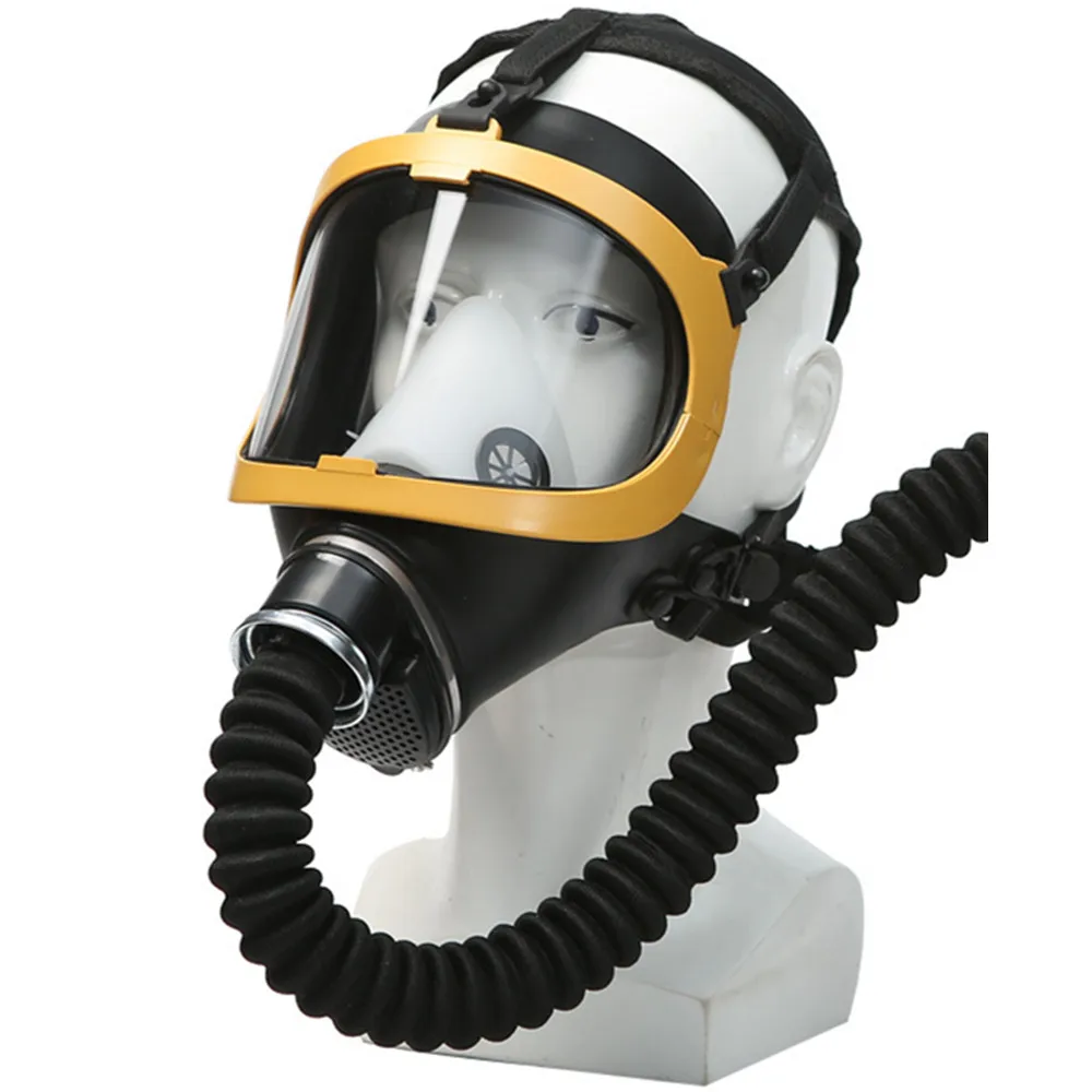 SFH01 Electric Constant Flow Supplied Air Fed Full Face Gas Respirator System Protective Mask Workplace Safety Set