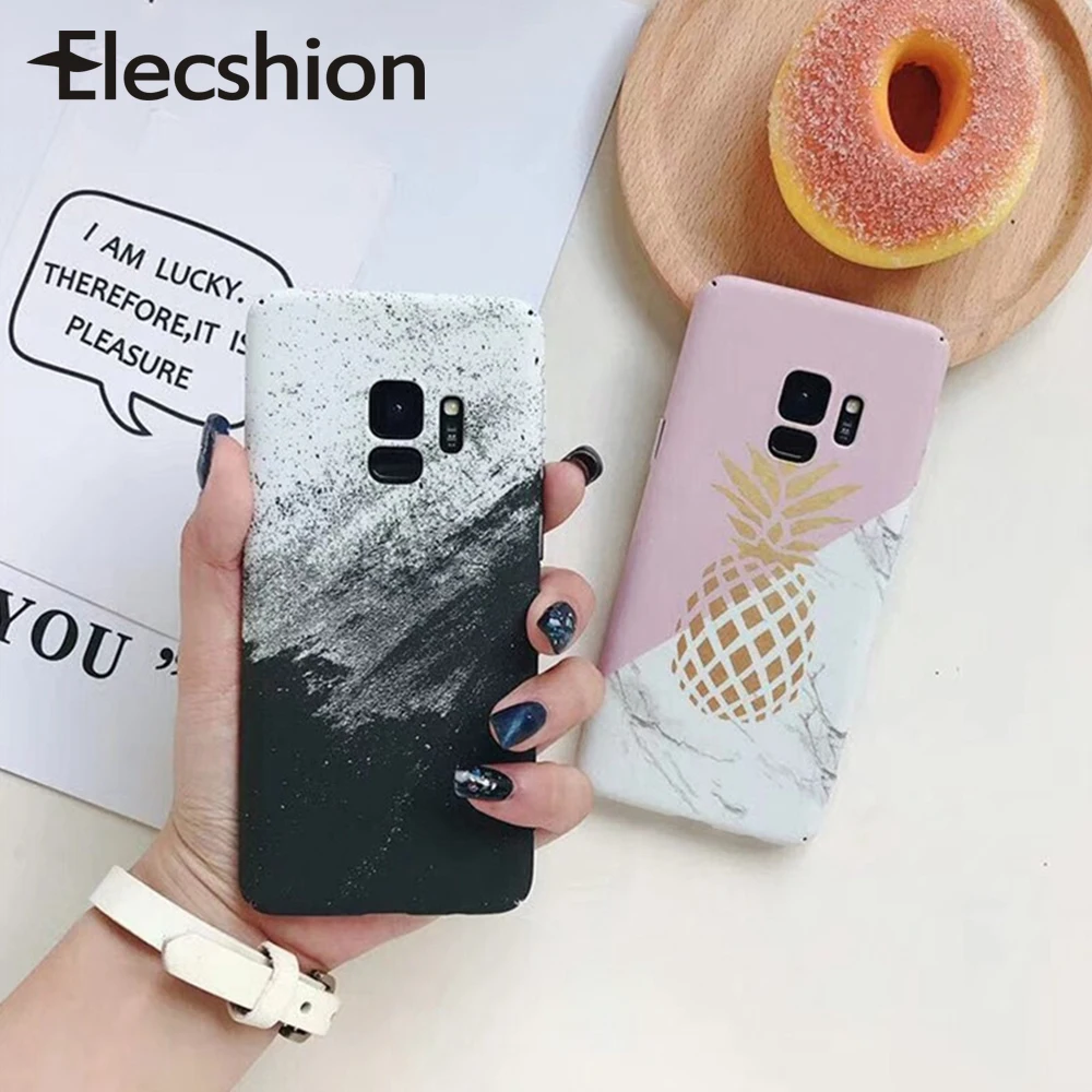Matte Rose Phone Case For Samsung Galaxy S8 S9 Plus PC Hard Flower Cover Note 8 9 S7 Edge Luxury Shell Coque | Мобильные телефоны и