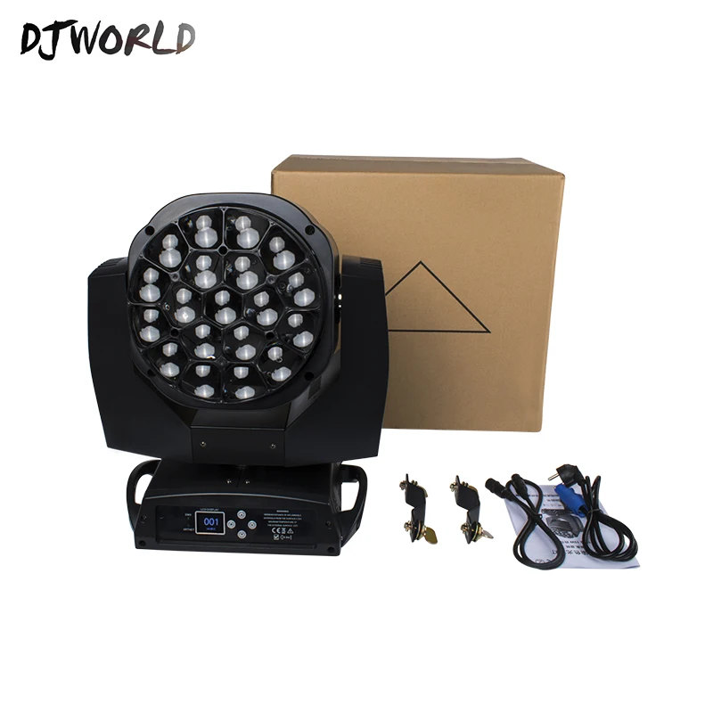 Djworld Fast Shipping LED Beam Wash Big Bees Eyes 19x15w RGBW Moving Head Lighting Zoom For DJ Nigh - 4000036819483