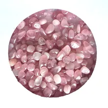 100 г 8-12 мм натуральный розовый кристалл гравий Роза гравий с кристаллами кварца Камень Каменные чипы Лаки Исцеление натуральные камни и минералы