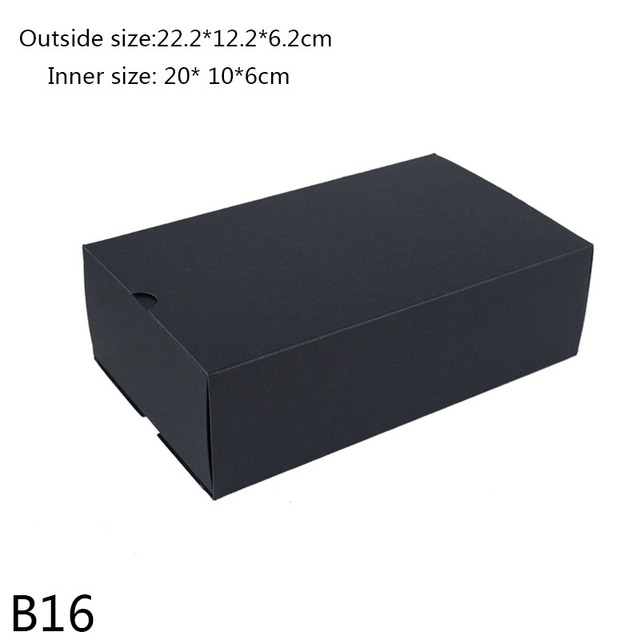 Black White Kraft Paper Box Candy Chocolate Storage Jewelry Boxes Wedding Birthday Party Gift Package Suppiles Home Decor