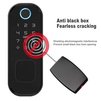 

Door Quick Unlock Intelligent Padlock Battery Powered Bluetooth Control Anti Theft Smart Keyless Fingerprint Lock Home Security
