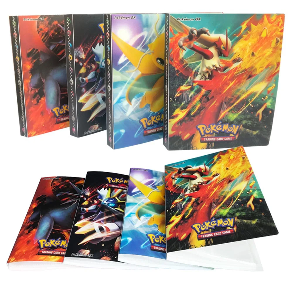 240pcs Cards Holder Album Toys For Novelty Gift Large Capacity Pokemon Cards Book Album Book Top Loaded List Playing Card BC0230 (13)
