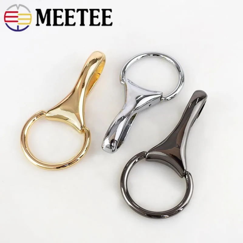 Meetee 2/5pcs Metal Bag Hook Keychain DIY Luggage Straps Belt Strap Buckles Pendant Clasp Sewing Craft Accessories BD273 | Дом и сад