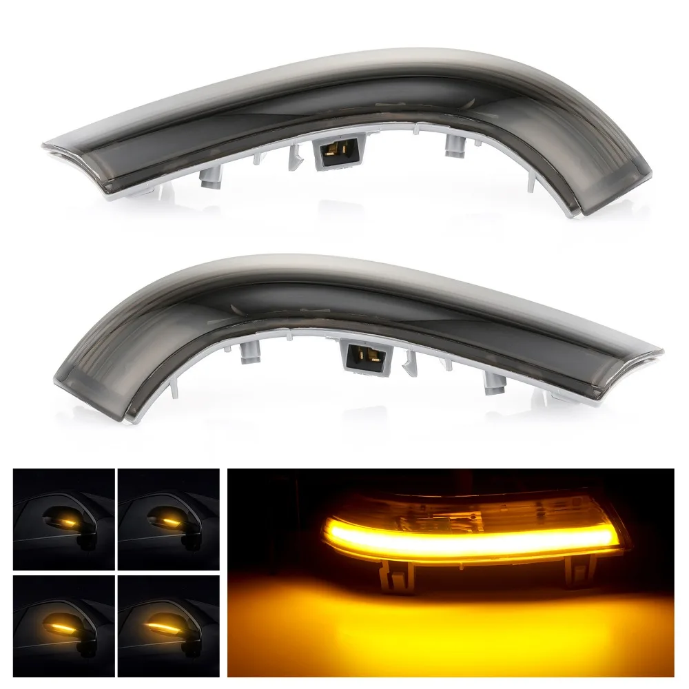 2x Side Mirror indicator Dynamic Blinker LED Turn Signal Light For VW