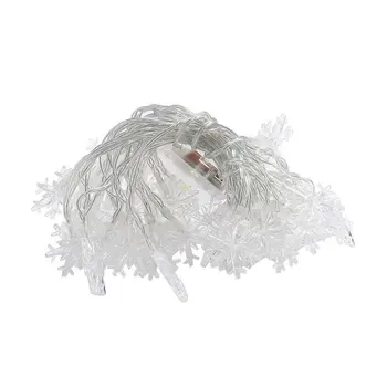 

Christmas Party Waterproof LED 6m Snowflake Light String Holiday Outdoor Decoration LED Snowflake Light String