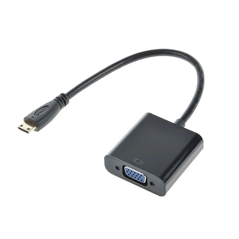 SZ WXDZ Mini HDMI VGA адаптер mini hdmi папа vga Женский конвертер видео и аудио кабель 1080p для