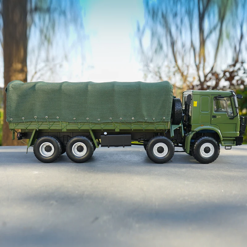 Оригинальный завод 1:24 HOWO 8*8 Китай Сверхмощный военный внедорожный грузовик