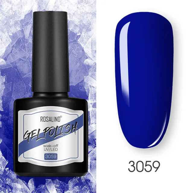 ROSALIND 8ml Gel Nail Polish Shiny Matte Effect Gel Polish For Manicure Nail Art Design Semi Permanent Painting Varnishes Gel RS17-3059