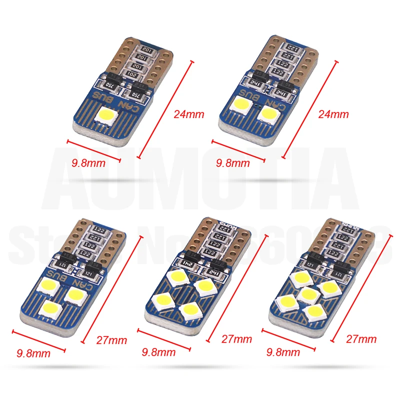 2x автомобиль светодиодный s светильник T10 светодиодный CANBUS W5W на возраст 2 4 6 8 10 лет светодиодный 3030 поворот стороны Подсветка регистрационного номера Авто габаритный фонарь 168 501