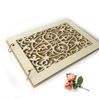 

DIY Wooden Photo Frame M Word Pattern Wedding Guests Guestbook Wedding Signature Book Sign