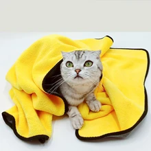 

Nano Fiber Quick-drying Bath Towel Car Wiping Cloth Pet Supplies New Absorbent Towels for Dogs Cats Fashion Bath Towel