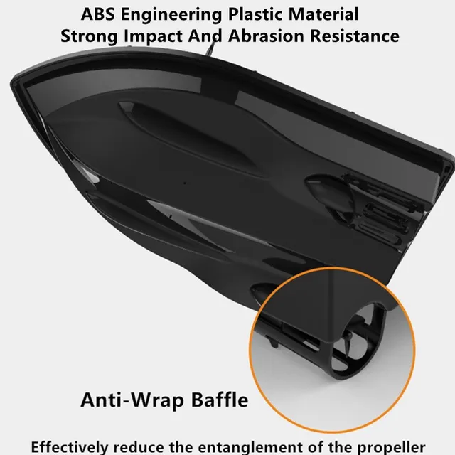 16 GPS Nest Waterproof High Speed Remote Control RC Bait Boat 2KG Loading 500M Fixed-Speed Cruise Night Light RC Fishing Boat 4