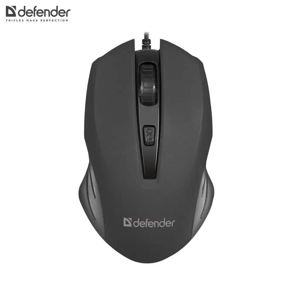 Компьютерная мышь Defender Datum MM-351 черный,4 кнопки, 800-1600 dpi