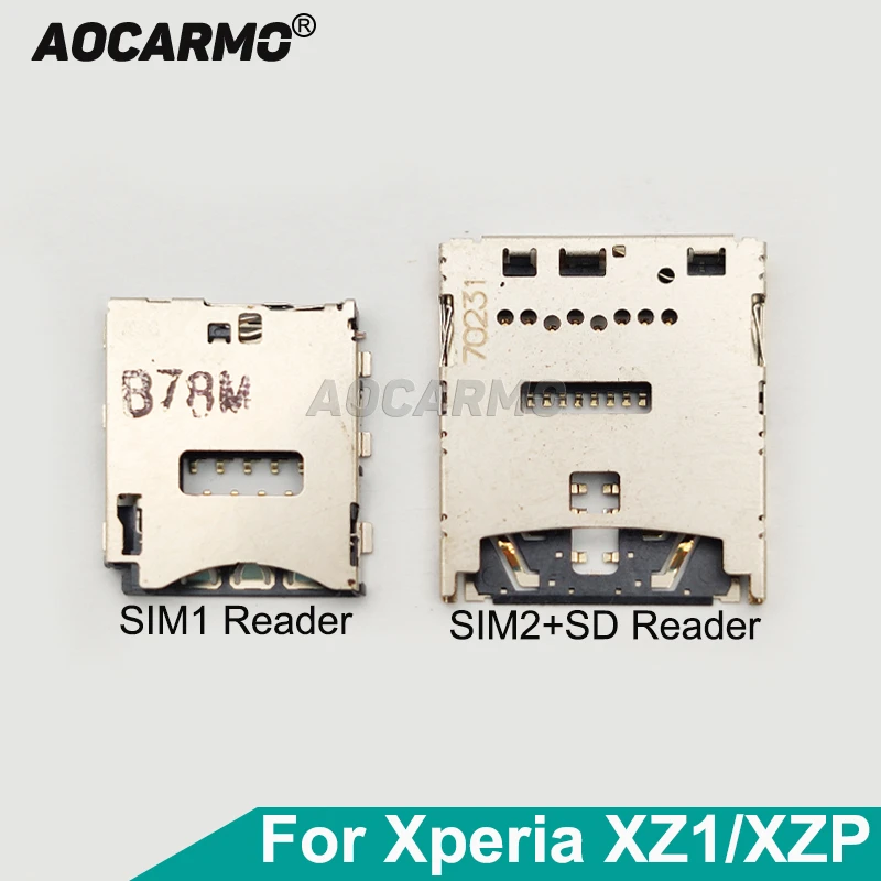 Dower Me Lecteur De Carte Sim Micro Sd Sim1 Sim2 Connecteur De Support Pour Sony Xperia Xz Premium Xzp G8142 G8141 Xz1 G41 G42 Adaptateurs Carte Sim Aliexpress