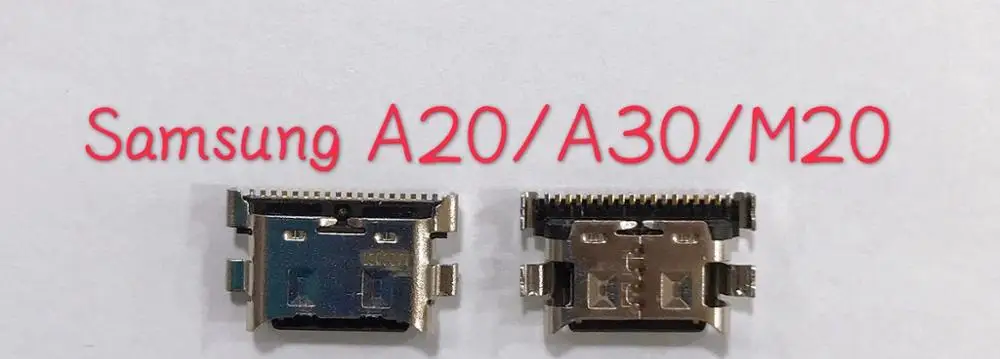 10 шт./Оригинал для Samsung Galaxy A20 A30 A50 A60 A70 M20 M30 A205 A305 A405 A505 A705 USB коннектор зарядки