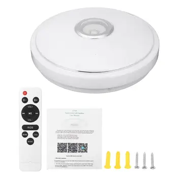 

Indoor Lighting Smart Music Led Ceiling Light Lamp rgb light APP bluetooth Music Light Modern ceiling lamp with Remote Control