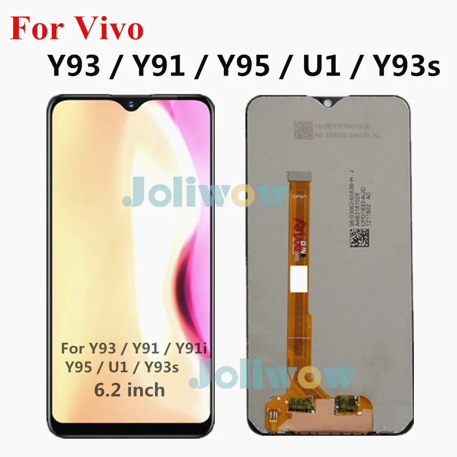 ЖК дисплей с дигитайзером на сенсорной панели для Vivo Y91 Y91C Y91i 1817 1814 в сборе vivo Y95 Y93s
