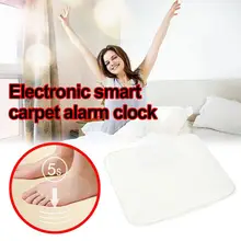 Электронный умный ковер, будильник чувствительный к давлению светодиодный дисплей Будильник USB DIY рингтон ПВХ нескользящий коврик для йоги