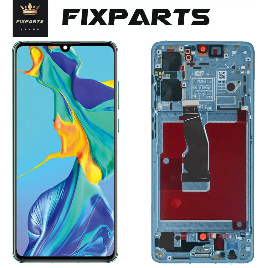 Super AMOLED huawei P30 Дисплей huawei P30 Pro ЖК-дисплей Сенсорный экран для HUAWE P30Pro ЖК-дисплей VOG-L29 VOG-L09 VOG-L04 с рамкой