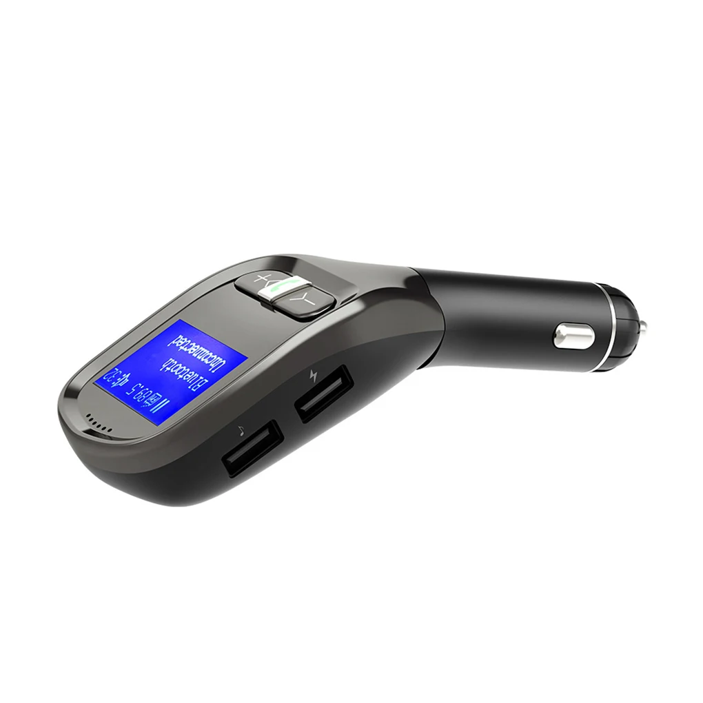 Fm-передатчик беспроводной Hands Free Bluetooth V4.2 FM модулятор Автомобильный mp3 плеер TF USB музыкальный плеер AUX Выход
