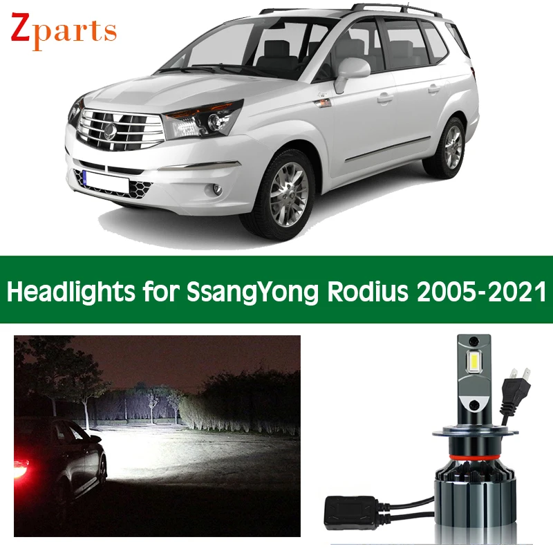 H7 100W COB LED Headlight Bulbs Pair Canbus For Ssangyong Rodius 2005-Onwards H7 100W COB LED Headlight Bulbs Pair Canbus For Ssangyong Rodius 2005-Onwards