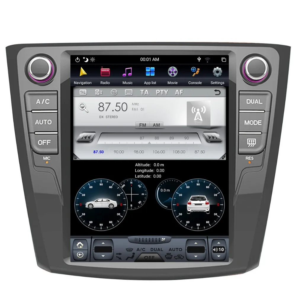4G 64G PX6 Android 9,0 автомобильный Радио Tesla вертикальный экран для Renault Kadjar аудио плеер In-dash Carplay gps навигация