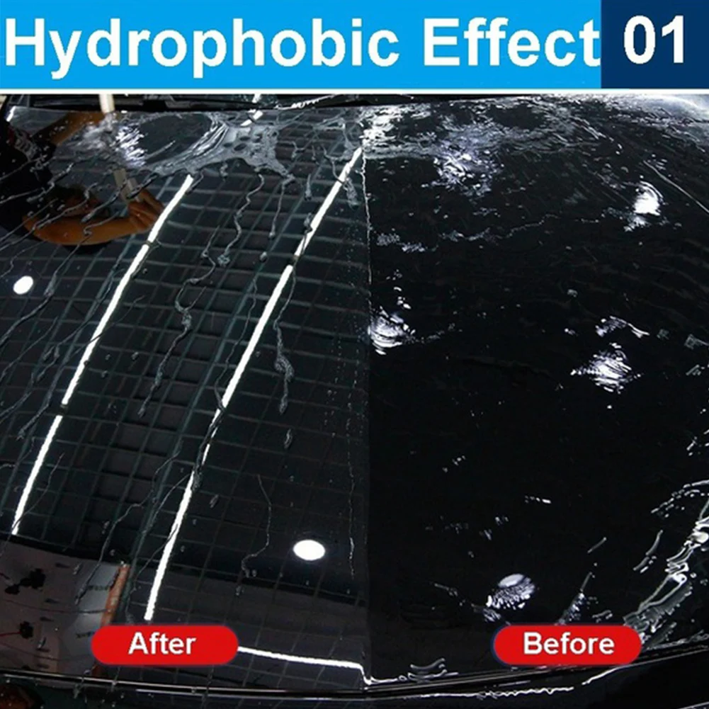 Жидкий водонепроницаемый агент для обслуживания автомобиля окисление Защитное керамическое стекло лобовое стекло антикоррозийное гидрофобное покрытие