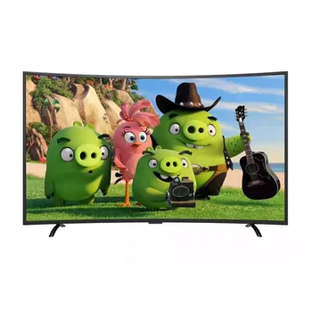 Billige Große Größe Gebogene Lcd Monitor Bildschirm 4K Led-fernseher Wifi TV 65 ''zoll Smart TV Android System Multi Langauges Fernsehen TV