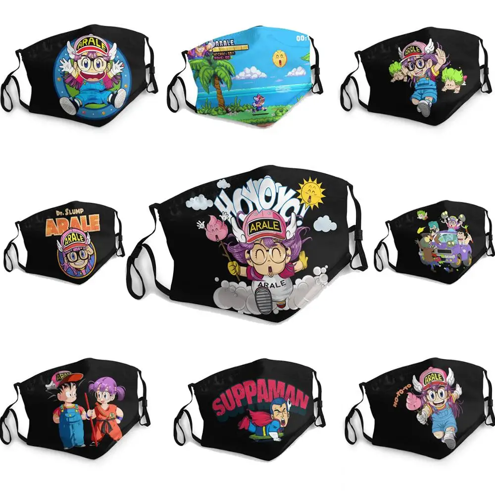 Маска Dr. Slump Arale в винтажном стиле с качественным принтом отличная