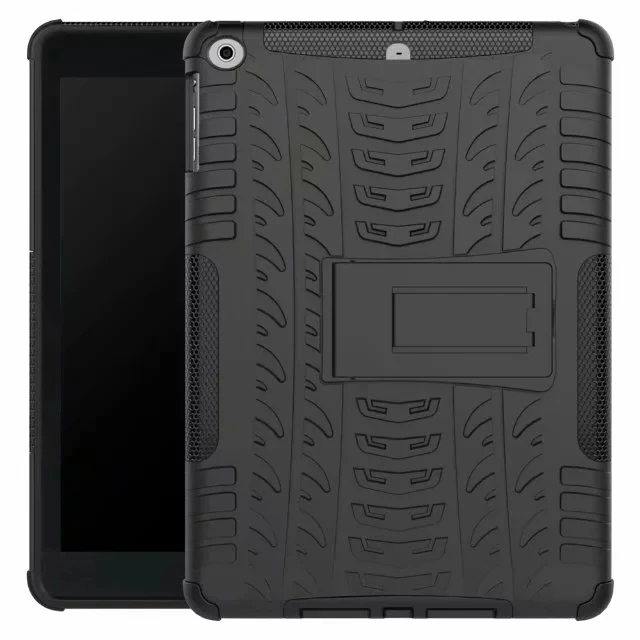 

Defender Stand TPU PC Shockproof Protective Silicone Plastic Armor iPad 5 Air Case For iPad 9.7 inch 2017 2018