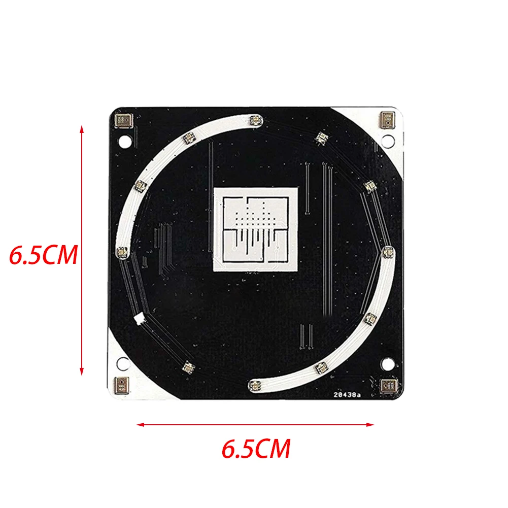 Плата расширения ReSpeaker AI Quad микрофон 4 Mic массив RGB светодиодный компонент компактный программируемый практичный интерфейс гровы AC108