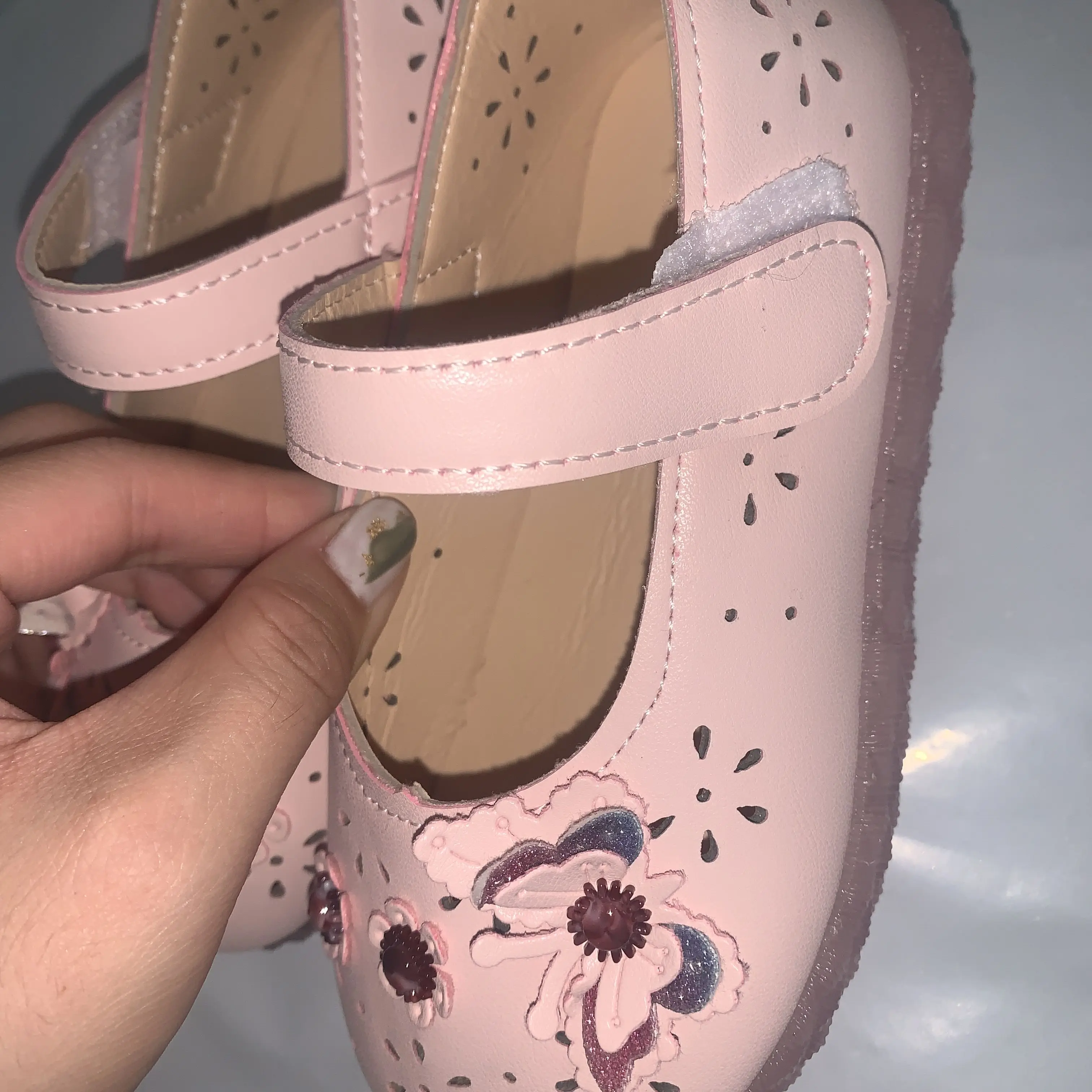 children's shoes for high arches 2022 Spring and Autumn Girls PU Leather Shoes Hollow Cute Princess Shoes Baby New Children's Dance Shoes Baby Girls Single Shoes best children's shoes