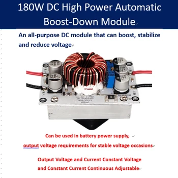 

DC-DC 12-70V 24V 48V 8A Constant Current Charging Automatic Step Up/Down Regulator 30W 180W High Power Car Solar Power Module