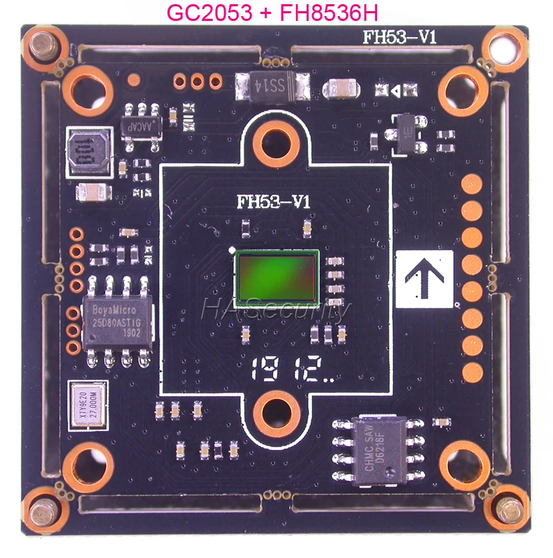 AHD H 1080 P/AHD M 720P 1/2. 7 &quotGalaxy ycore GC2053 CMOS сенсор + FH8536 CCTV камера Модуль платы блока