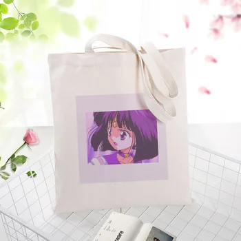 

purple series Handbag Tote Bag Shopping Bag Custom Print Logo Text DIY Canvas Daily Use Eco Ecologicas Reusable Recycle