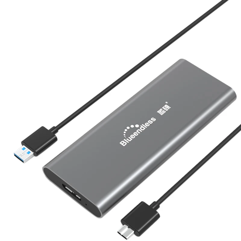 

Blueendless 2242 2260 2280Mm M.2 Ngff (Sata) Ssd To Usb 3.0 External Hd Hard Drive Enclosure Storage Case Adapter Support B Key