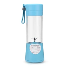 Портативная соковыжималка, USB порт, беспроводная, 380 мл, бутылка для сока, смузи, для дома, путешествий, офиса