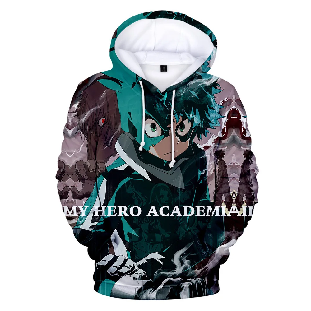 DLF/От 3 до 20 лет, карнавальный костюм, толстовки с 3D принтом, Boku No Hero Academy, толстовка для мальчиков, спортивные топы с капюшоном для девочек размера плюс