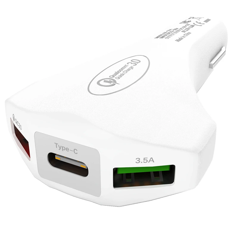 NOHON Quick Charge 3,0 USB Автомобильное зарядное устройство для iPhone 11 Pro Max интеллектуальное QC3.0 быстрое PD автомобильное зарядное устройство для телефона Xiaomi huawei P30