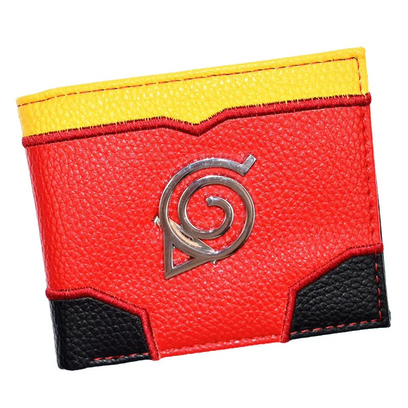 

FVIP Hot Sell Anime Naruto Wallet Men's Short Purse Cool Design Boy's Wallets
