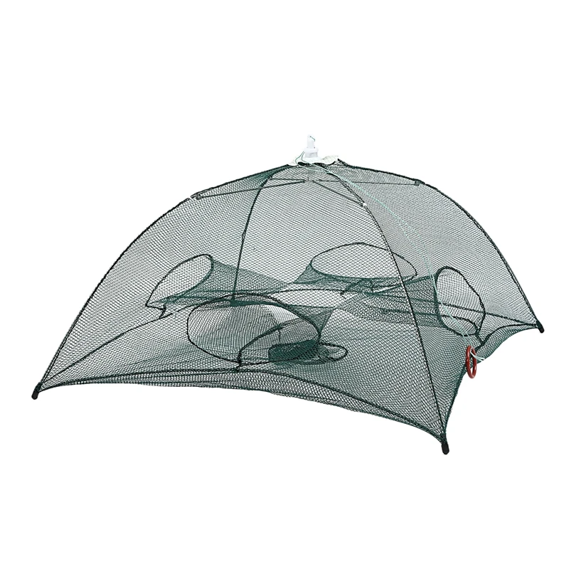 TOP! портативная складная 4 сторонняя Автоматическая рыболовная сеть с