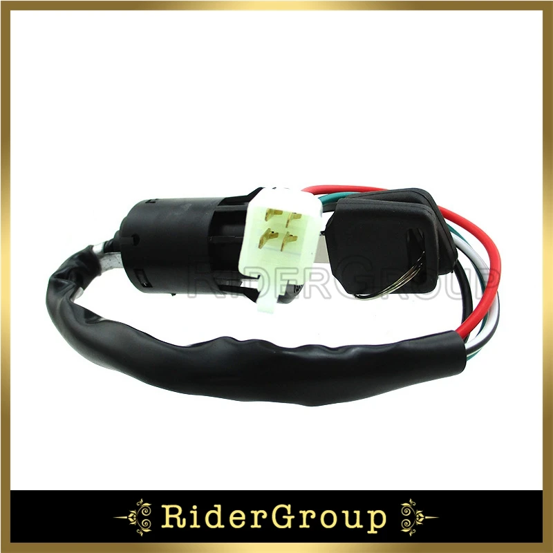 5 шт. Вкл Выкл ключ зажигания 4 Pin для 50cc 90cc 110cc 125cc 150cc двигатель ATV Quad 4 Wheeler Pit Dirt Baja велосипед мотоцикл