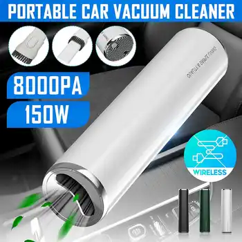 

Wireless Vacuum Cleaner DC 12V With 8000PA 150W For Auto Portable Handheld Wet And Dry Dual Use Duster