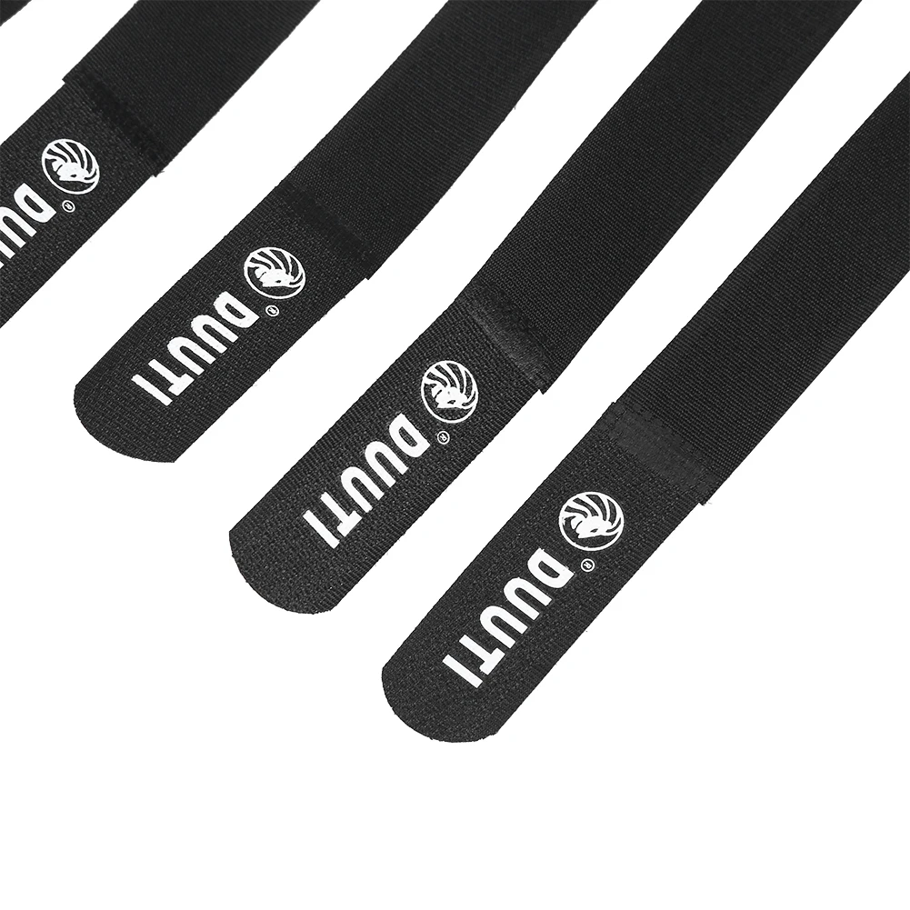 Bicycle Strap 5Pcs Bike Tie Fixed Fishing Rod Holder Suspenders Hook Loop Ties