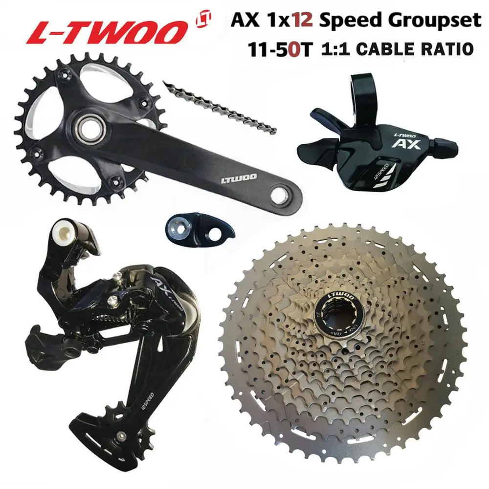 LTWOO Groupset AX12 скоростной механизм переключения передач кассета заднего